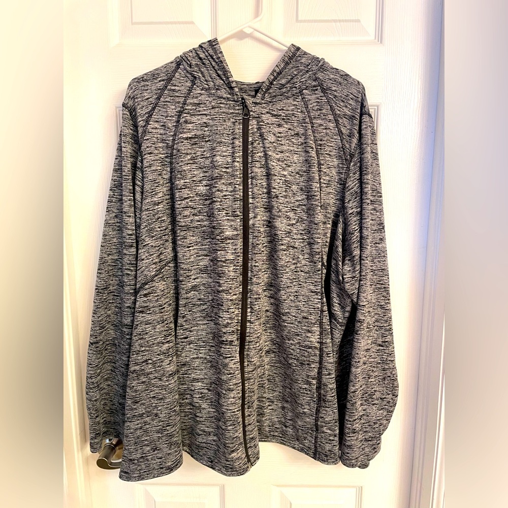 Lane Bryant zippered athletic hoodie